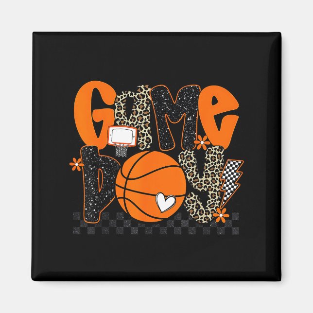 Íman Checkered Game Day Basketball Srts Lover Men Women (Frente)
