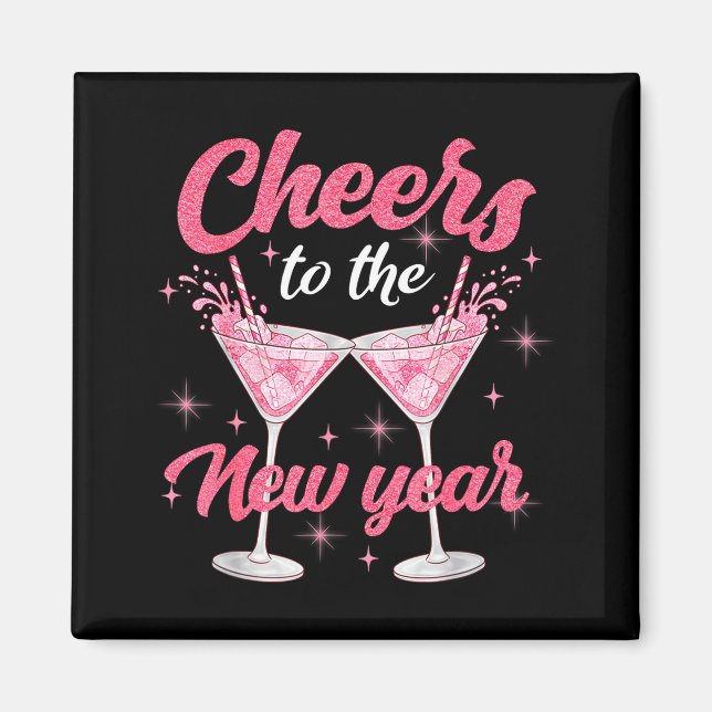 Íman Cheer To The New Year Happy New Year 2026 Countdow (Frente)