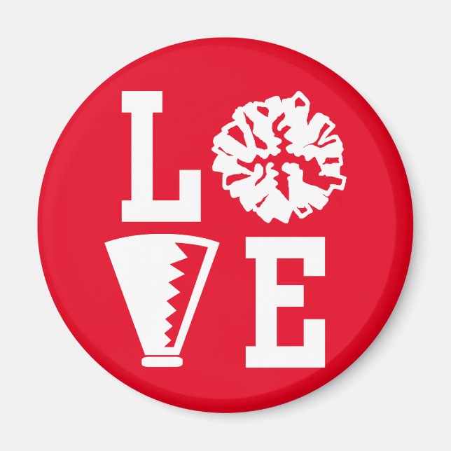Íman Cheerleader Love Magnet (Frente)