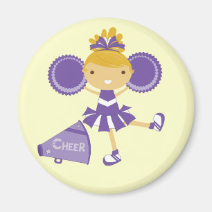 Íman Cheerleader no roxo