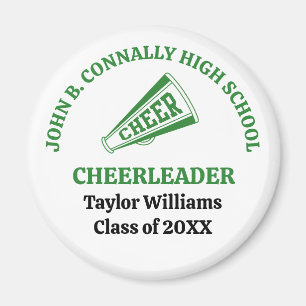 Íman Cheerleader Personalizado da Escola de Ensino Médi
