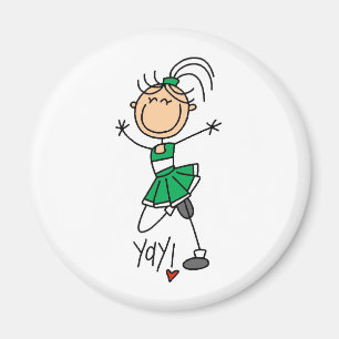 Íman Cheerleader Verde