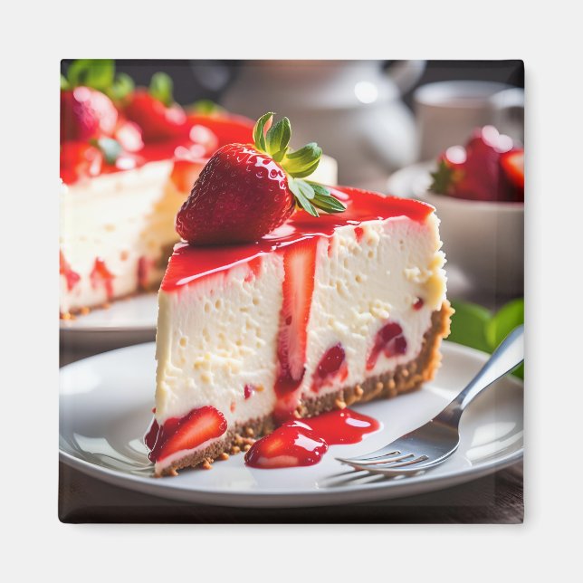Íman Cheesecake de Morango (Frente)