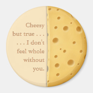 Íman "Cheesy mas true" Engraçado Dizendo Amor e Amizade