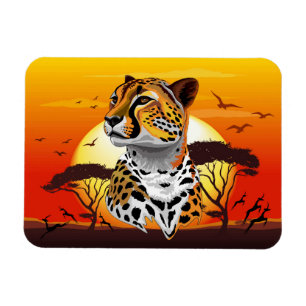 Íman Cheetah African Feline Wild Animal