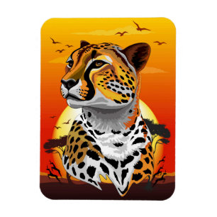 Íman Cheetah African Feline Wild Animal