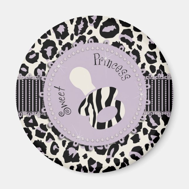 Íman Cheetah Girl Magnet Lilac (Frente)
