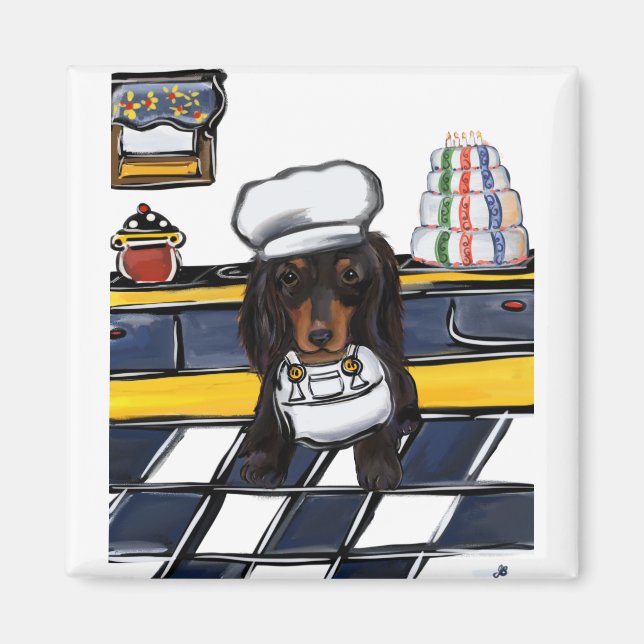 Íman Chef Black Doxie (Frente)