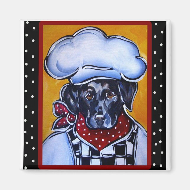 Íman Chef Black Lab (Frente)