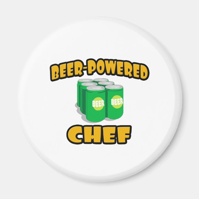 Íman Chef com alimentação de cerveja (Frente)