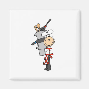 Íman Chef com Potes e Panelas