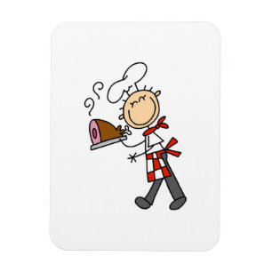 Íman Chef Com Presunto Assado