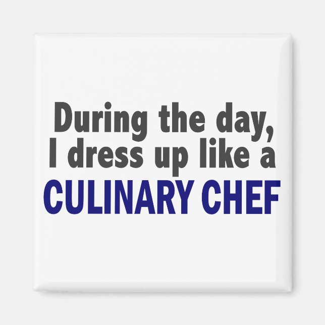 Íman Chef Culinário Durante O Dia (Frente)