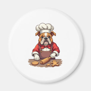 Íman Chef de Biscoito de Gengibre Bulldog