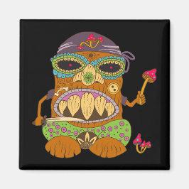 Íman Chef de Cachineira de Cachorro, Preto Engraçado