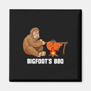 Íman Chef de churrasco bigfoot sasquatch masculino
