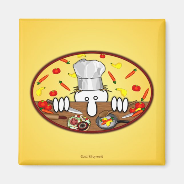 Íman Chef Kilroy Magnet (Frente)