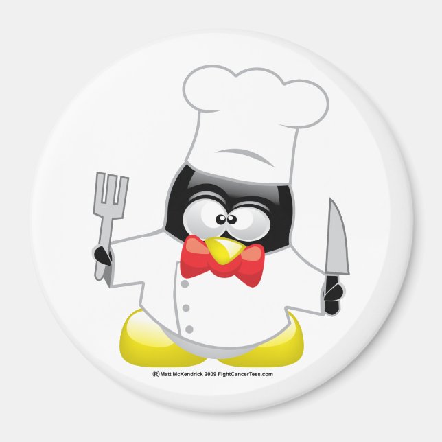 Íman Chef Penguin (Frente)