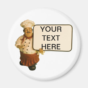 Íman Chef Permite Que Você Coloque Seu Próprio Texto Em