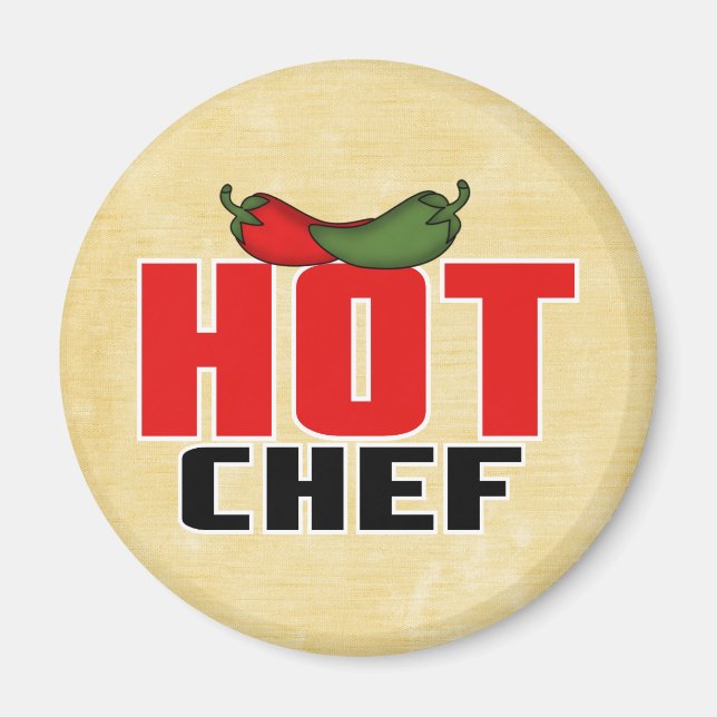 Íman Chef Quente (Pimentos Vermelhos e Verdes) (Frente)