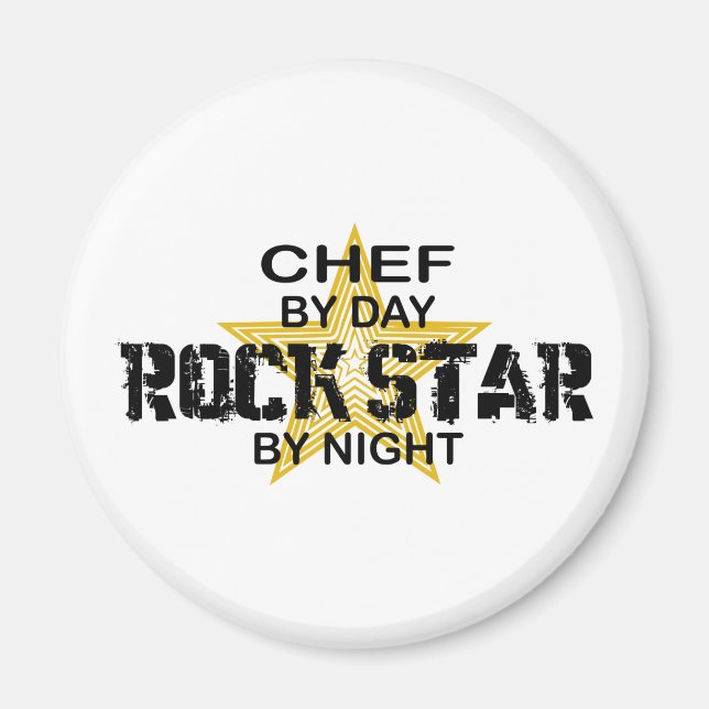 Íman Chef Rock Star por Noite (Frente)