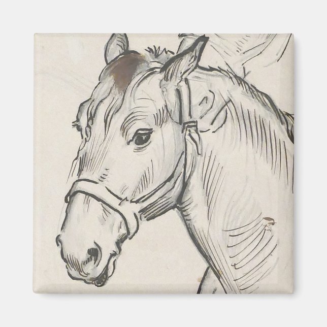 Íman Chefe de Cavalo (por Alfred Dehodencq) (Frente)