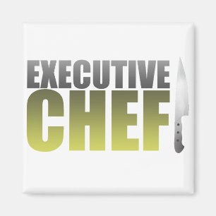 Íman Chefe de cozinha amarelo