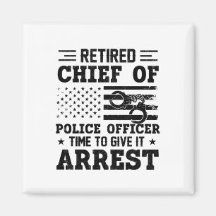 Íman Chefe De Polícia Aposentado - Engraçado American