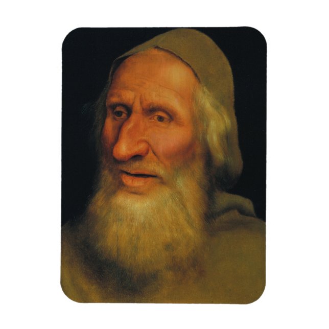 Íman Chefe de um Velho (por Quentin Metsys) (Vertical)