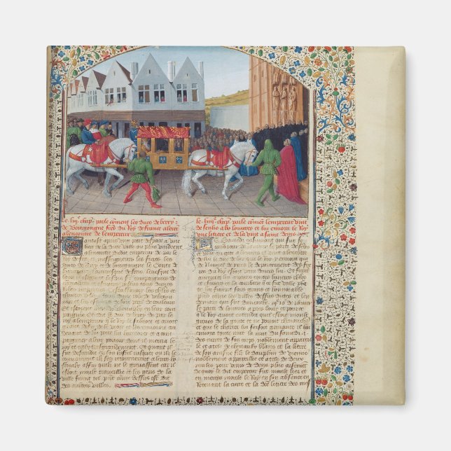 Íman Chegada do imperador Charles IV (Frente)