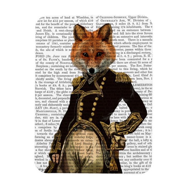 Íman Cheio Almirante Fox (Vertical)