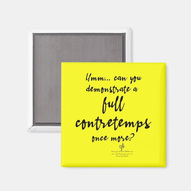 Íman Cheio Contretemps Meyer Lemon (Front/Back)