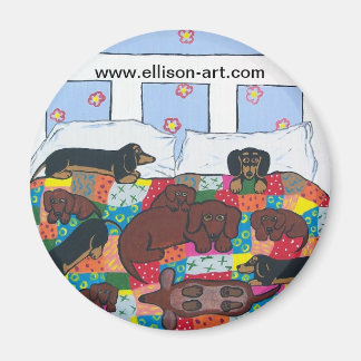 Íman Cheio de cama dos Dachshances