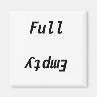 Íman Cheio Frigorífico vazio