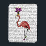 Íman Cheio Mardi Gras Flamingo<br><div class="desc">Inspiração e feriados</div>