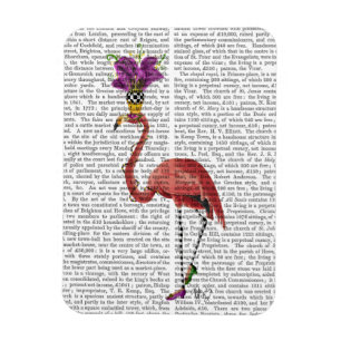 Íman Cheio Mardi Gras Flamingo