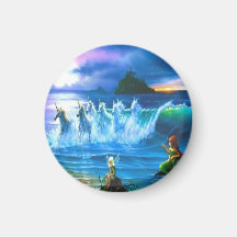 Cheio Oceânico De Ímã De Unicórnios