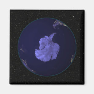 Íman Cheio Terra à noite mostrando luzes da cidade 7