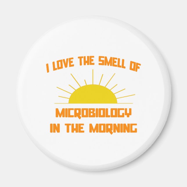 Íman Cheiro de microbiologia pela manhã (Frente)