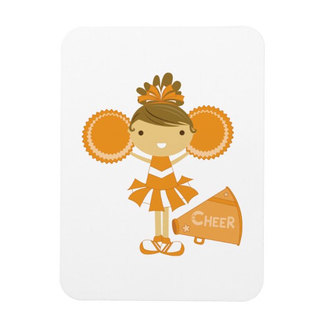 Íman Cheiroleader de Laranja (Vertical)