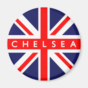 Íman Chelsea UK Flag