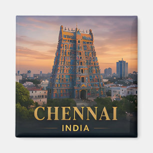 Íman ✈️ Chennai Índia Memórias de Viagem 🌴