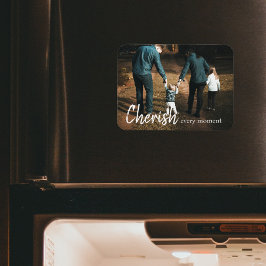 Íman Cherish A Cada Momento Cita Foto Da Família