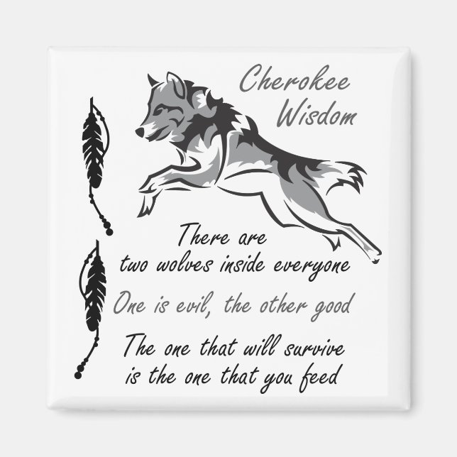 Íman Cherokee Wisdom (Frente)