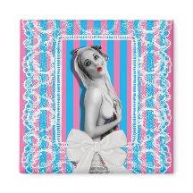 Cherrie Au Lait Sweetshop Retro Pinup Girl Vintage