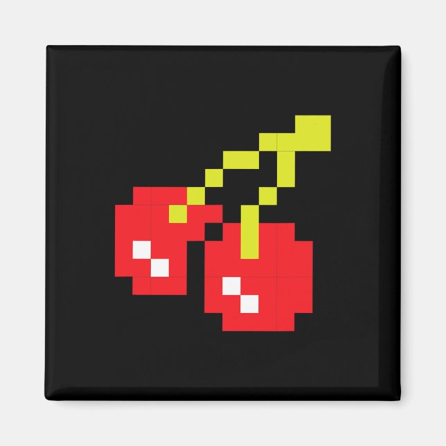 Íman Cherries 80s Vídeo Game Halloween Figurume Easy Gr (Frente)
