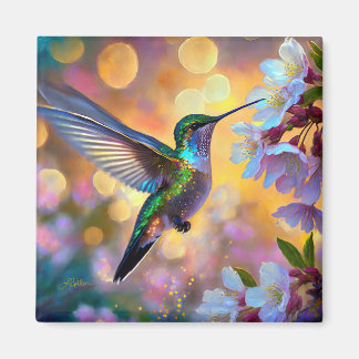 Íman Cherry Blossom Fantasy Hummingbird