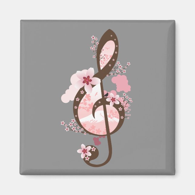 Íman Cherry Blossom Music (Frente)