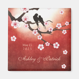 Íman Cherry Blossom Sakura & Love Birds