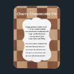 Íman Cherry Cheesecake Recipe<br><div class="desc">Preserving the flavors of the past. Every magnet tells a delicious story.</div>